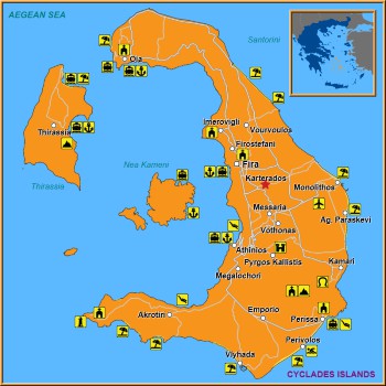 Map of Karterados Map