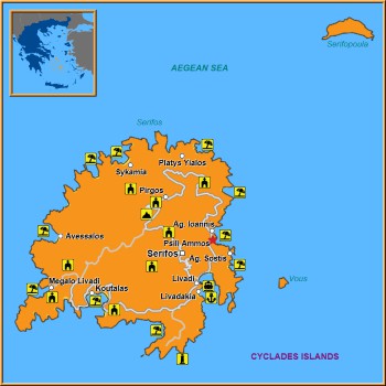 Map of Psili Ammos Map