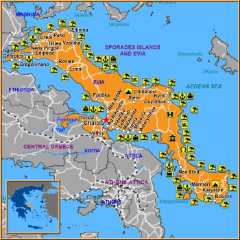 Map of Chalcis Map