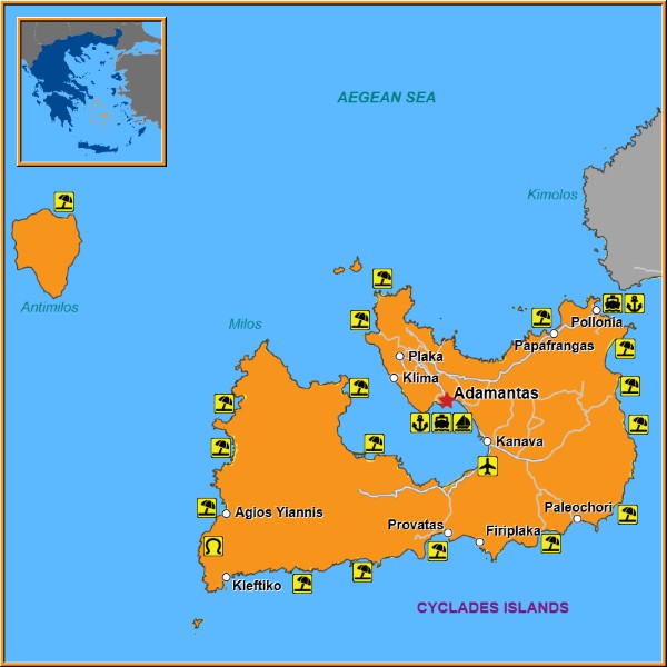 Map of Adamantas Map