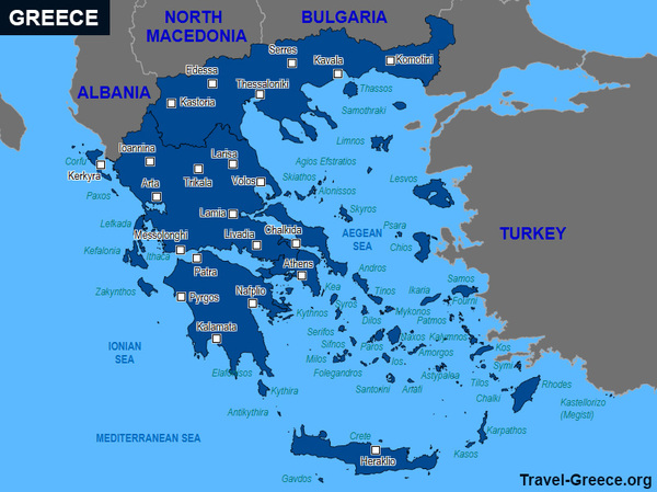 Destinations in Greece
