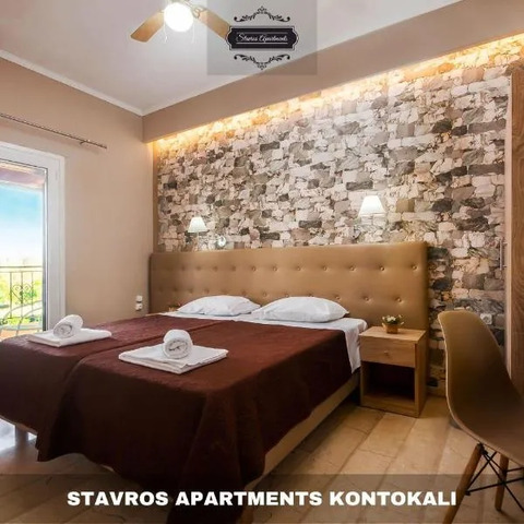 Stavros Apartments Kontokali next to Gouvia Marina, hotel in Kontokali