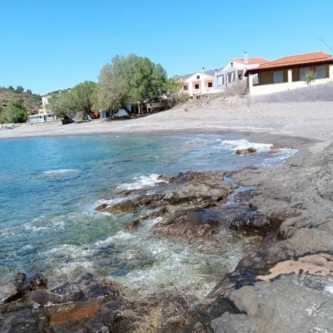 Despoina's Beach Escape Above the Sea - Northern Chios