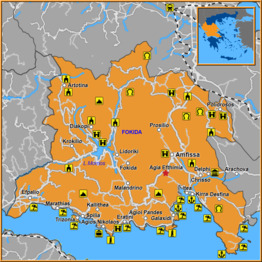 Map of Agia Efthimia