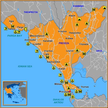 Map of Preveza Map