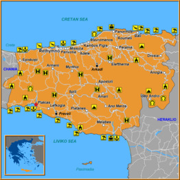 Map of Plakias