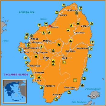 Map of Akrotiri Map
