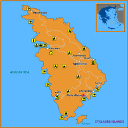 Map of Platis Gialos