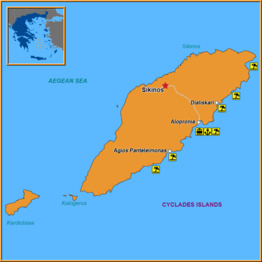 Map of Sikinos
