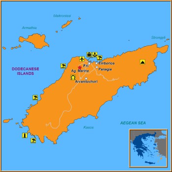 Map of Agia Marina Map
