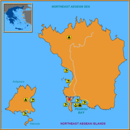 Map of Psara