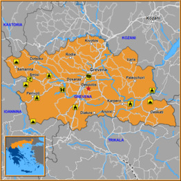 Map of Despotis