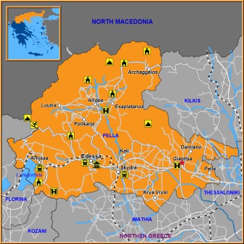 Map of Gianitsa Map