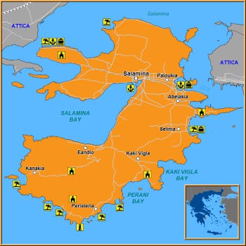 Map of Salamina Map