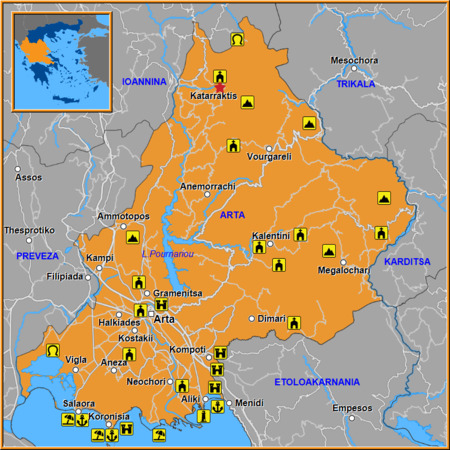 Map of Katarraktis Map