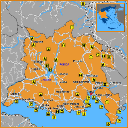 Map of Itea Map