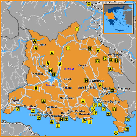 Map of Marathias Map