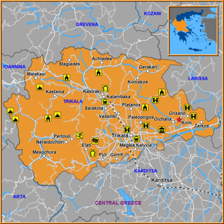 Map of Krini Map