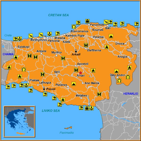 Map of Amari Map