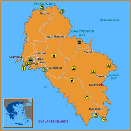 Map of Kalamos Map