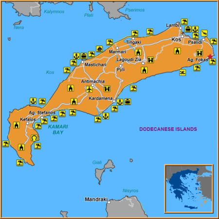 Map of Agios Fokas Map