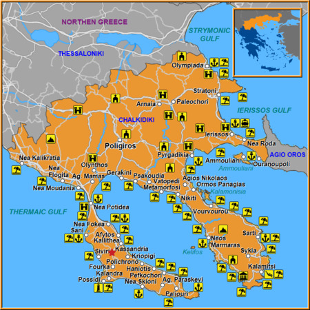 Map of Kassandria Map