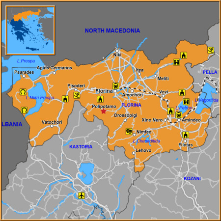 Map of Polipotamo Map