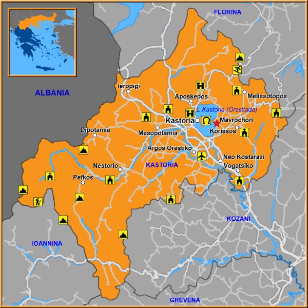 Map of Mavrochori Map