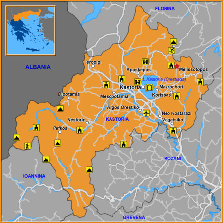 Map of Melissotopos Map
