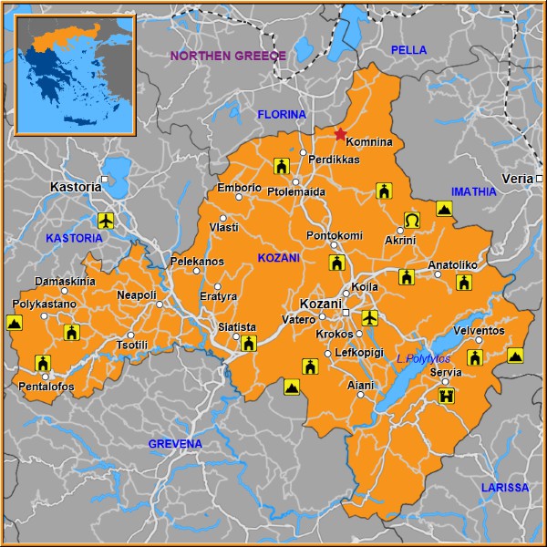 Map of Komnina Map