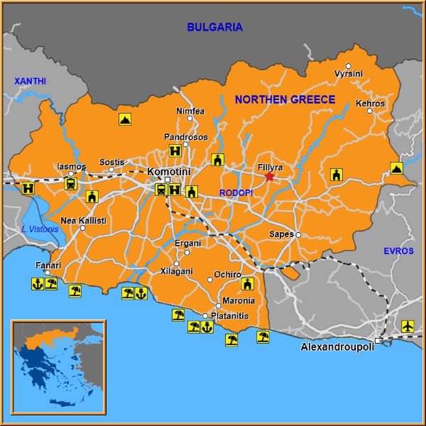 Map of Fillyra Map