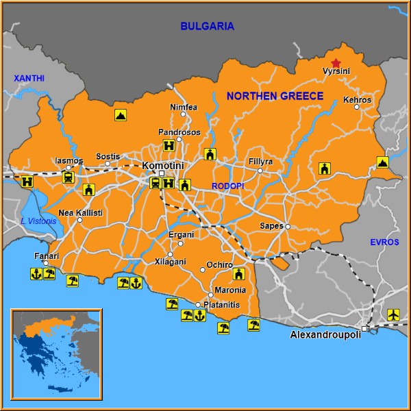 Map of Vyrsini Map