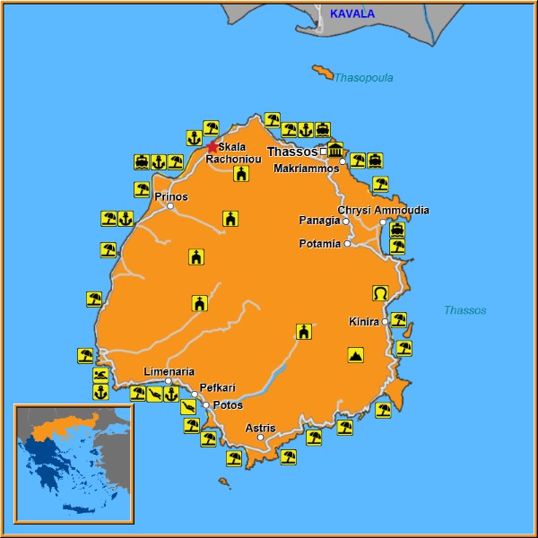 Map of Skala Rachoniou Map