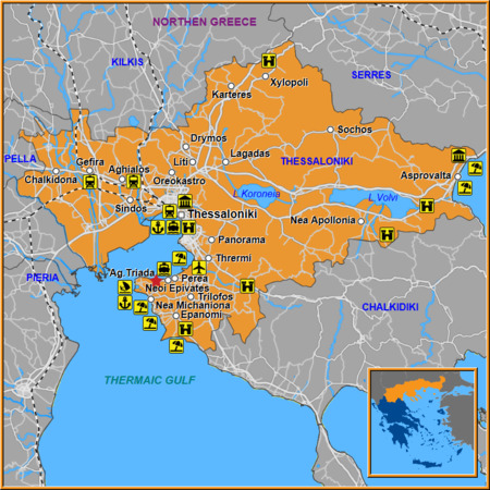 Map of Agia Triada Map