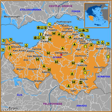 Map of Demesticha Map