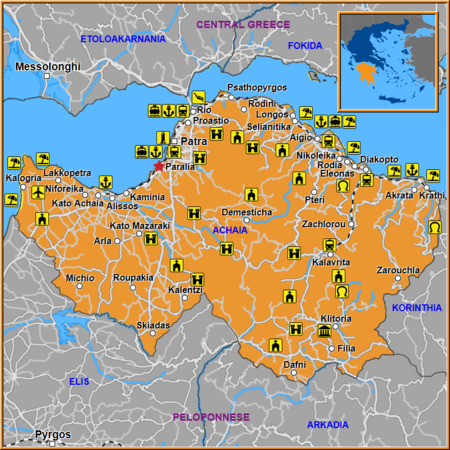 Map of Paralia Map