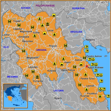 Map of Agios Andreas Map