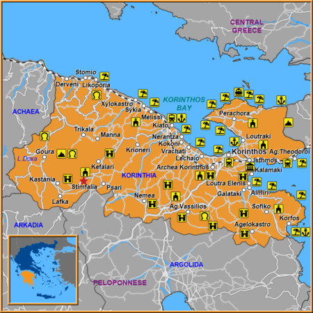 Map of Stimfalia Map