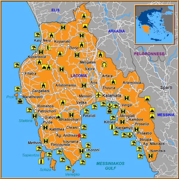 Map of Agios Andreas Map