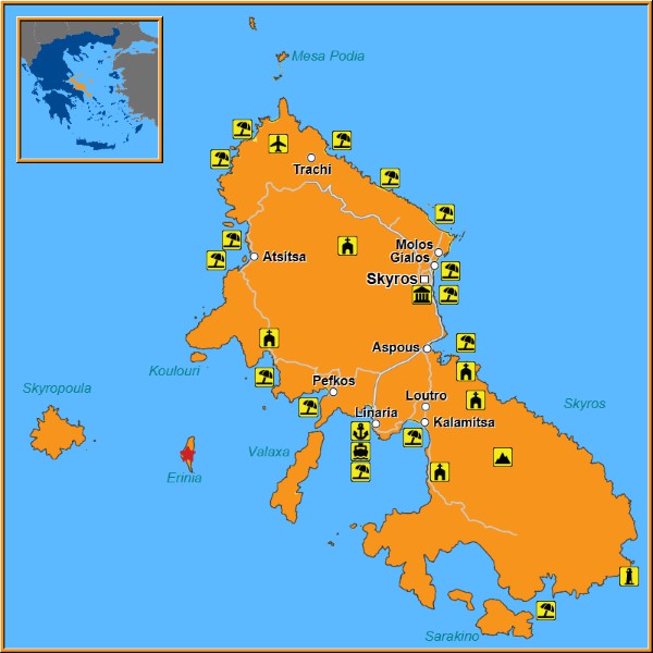 Map of Erinia Map