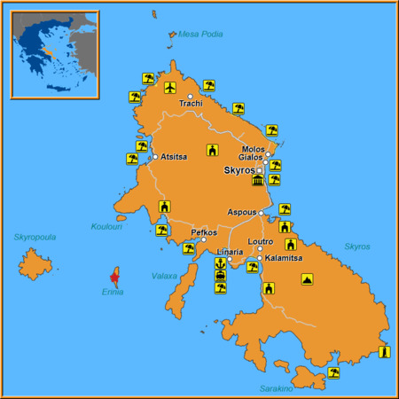 Map of Erinia Map
