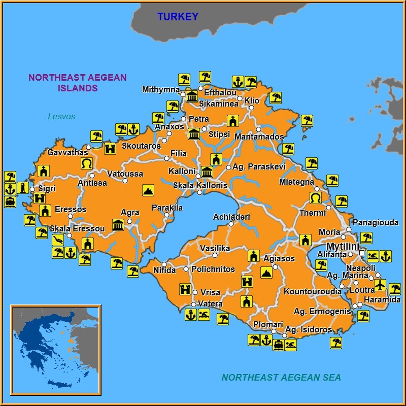 Exploring the Hidden Gems: A Comprehensive Guide to the Map of Lesvos 