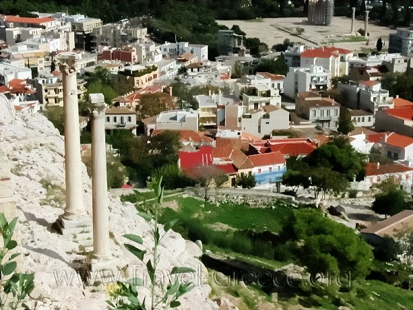 View of Acropolis from Ancient Agora - Athens