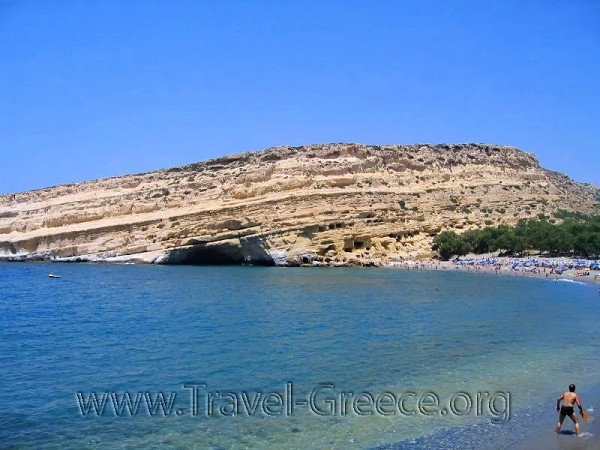 Matala beach, hippy community in 70's - Heraklio - Crete