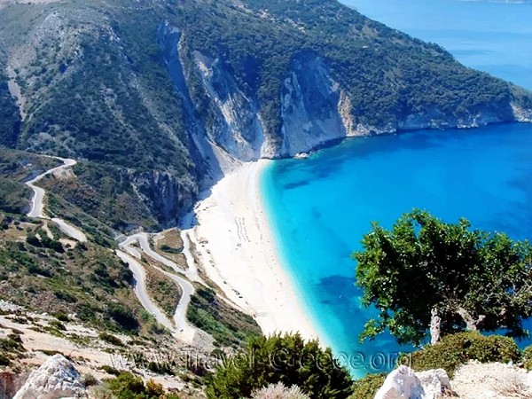 Myrtos Beach in Kefalonia Island - Ionian Sea